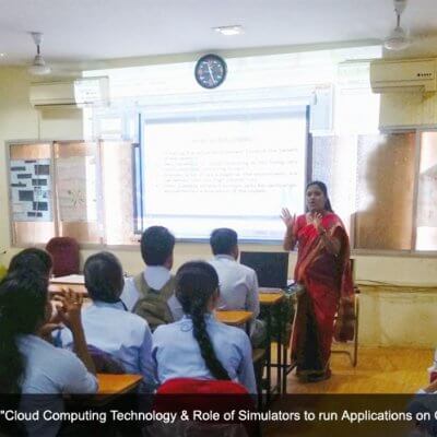 Activities conducted by Mrs.Snehal Narale ,Head Department of Computer Science