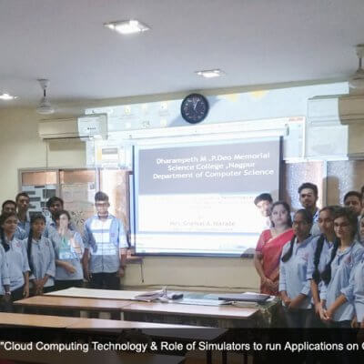 Activities conducted by Mrs.Snehal Narale ,Head Department of Computer Science